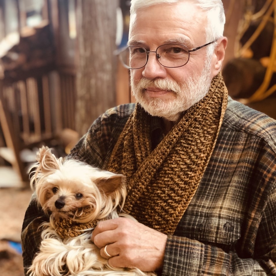 Alpine Ridges Comfort Crochet Scarf