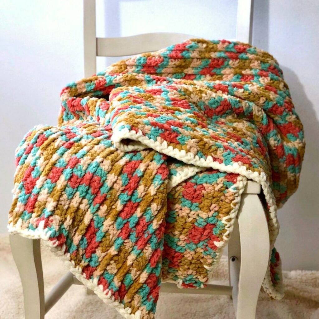 Easy Chunky Crochet Blanket