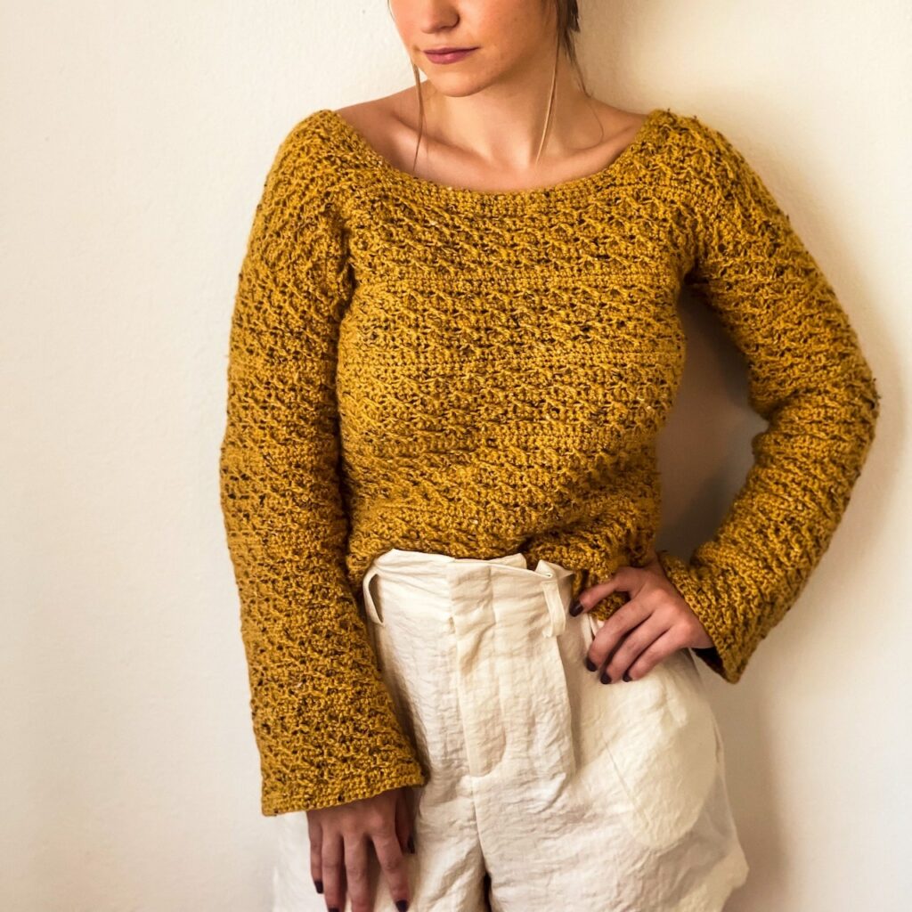 Emelita Twist Bell Sleeve Sweater