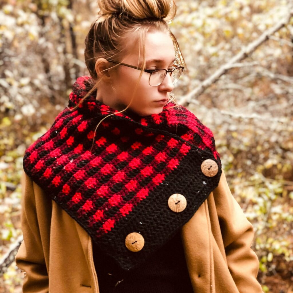 Simply Chic Buffalo Plaid Cowl