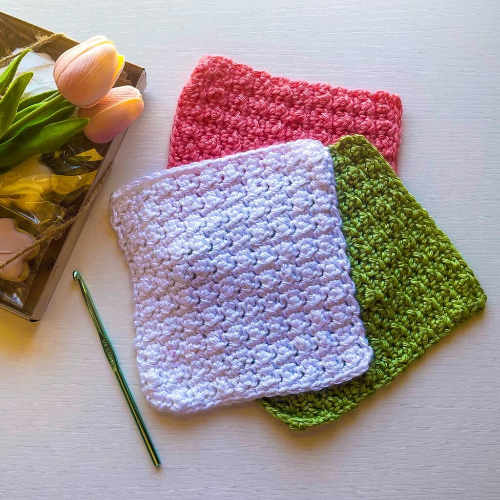 Seed Stitch Square Tutorial