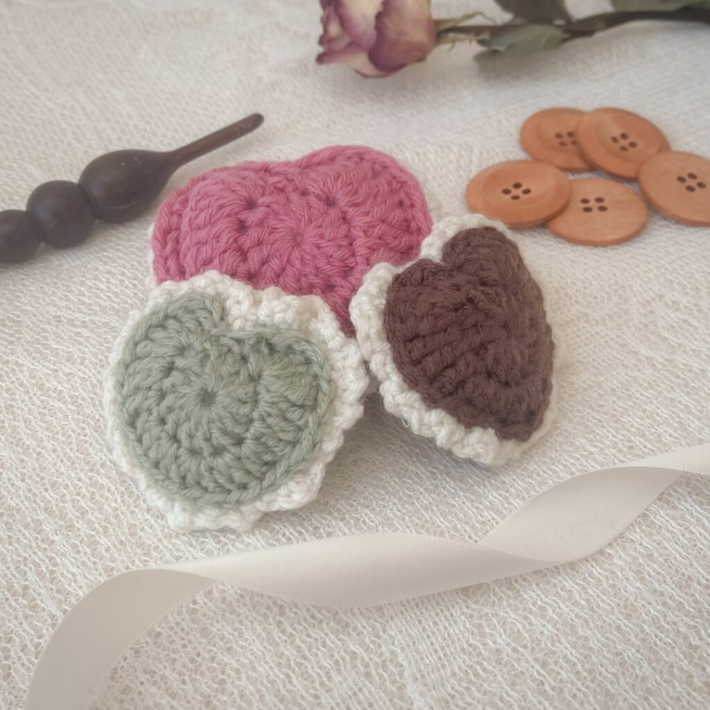 Crochet Puffed Heart Keepsake